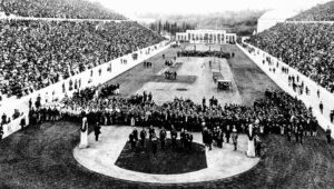 Abertura dos Jogos Olímpicos de 1896.